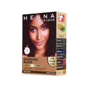 Professional Henna Charcoal Black Hair Color for men & women