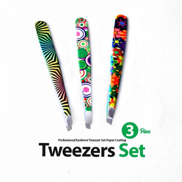 3-Piece-Paper-Coating-Color-Eyebrow-Tweezers-Set