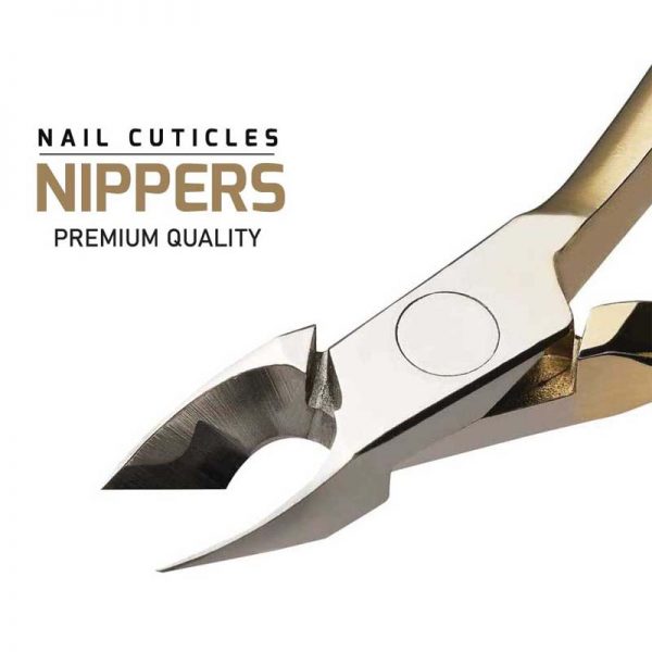 Golden Cuticle Clipper Stainless Steel Trimmer Cutter