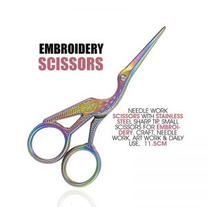 6 Pieces 3.6 Inch Embroidery Scissors Stainless Steel Craft Scissors