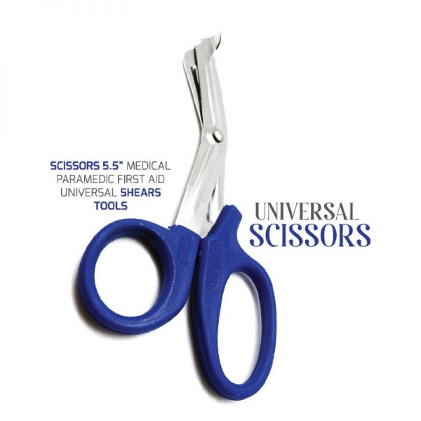Blue Scissor 5.5" Medical Paramedic First Aid Universal Shear Tools