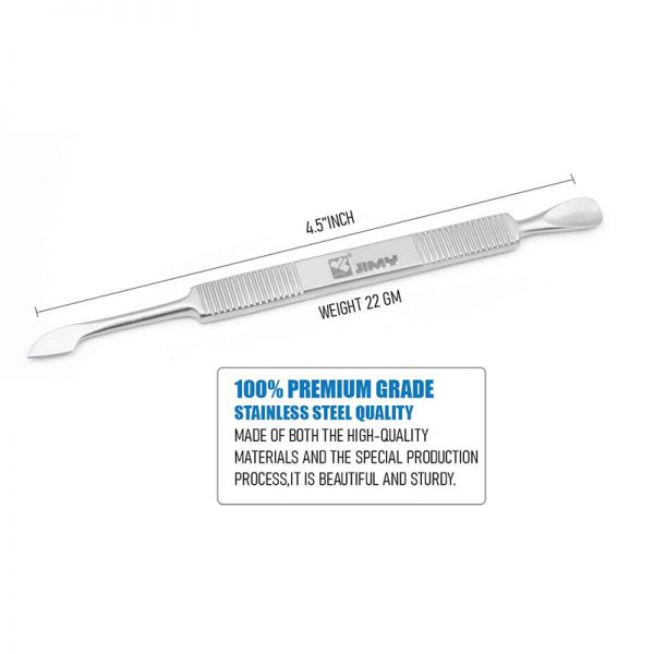 Cuticle Pusher Tool Stainless Steel for Manicure Pedicure