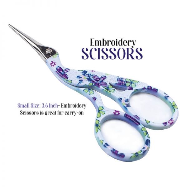 Embroidery Scissors Stork Scissors Ultra-Sharp Stainless Steel Blades