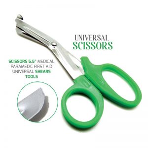 Green Scissor 5.5" Medical Paramedic First Aid Universal Shear Tools